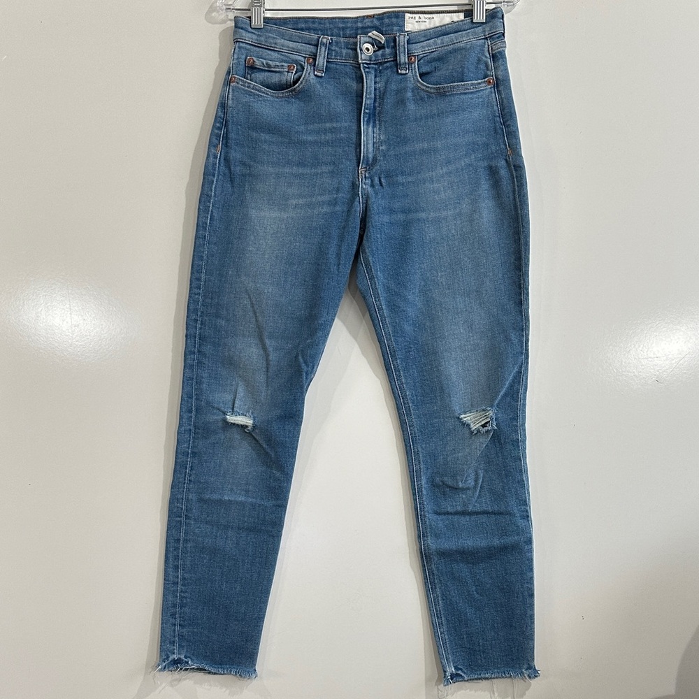 Rag & Bone Nina High Rise Ankle Skinny Jeans Size 28 - Picture 1 of 14